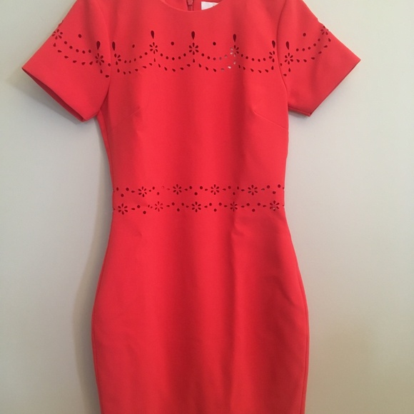 NWT  Likely Red Eyelet Dress - Picture 2 of 4